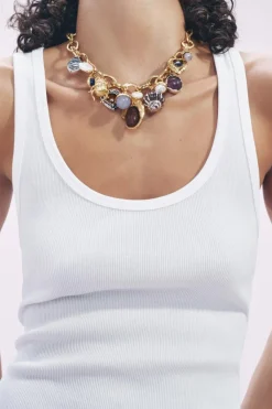 Clearance COLLAR ESLABONES CHARMS Mujer Accesorios / Bisuteria