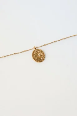 Niños ZARA 1½ - 6 Años·Accesorios|6 - 14 Años·Accesorios<COLLAR FLOR BAÑO ORO 24KT TRUE NEUTRALS