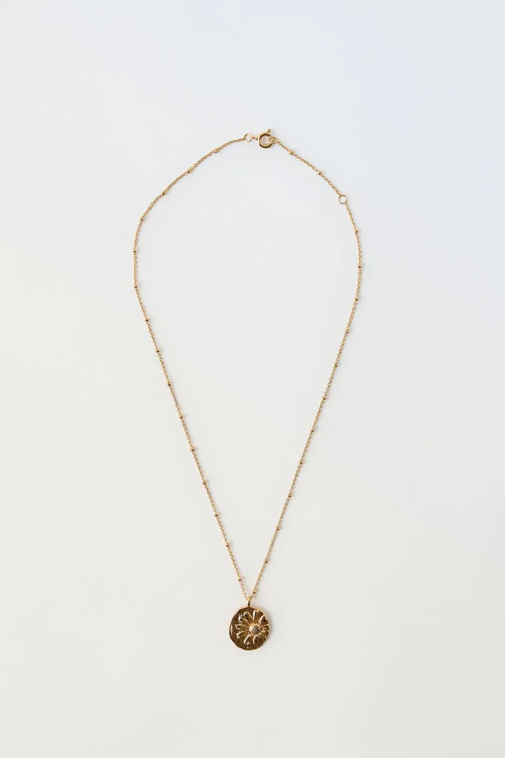 Niños ZARA 1½ - 6 Años·Accesorios|6 - 14 Años·Accesorios<COLLAR FLOR BAÑO ORO 24KT TRUE NEUTRALS