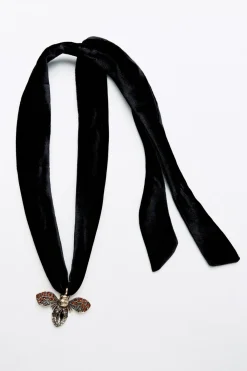 Clearance COLLAR LARGO TERCIOPELO ABEJA JOYAS Mujer Accesorios / Bisuteria