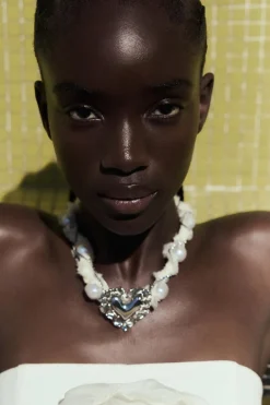 Clearance COLLAR PERLAS JOYAS CORAZÓN Mujer Accesorios / Bisuteria