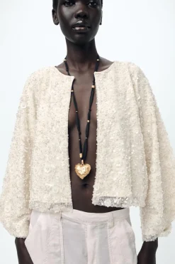 Discount COLLAR TEJIDO CORAZÓN Mujer Accesorios / Bisuteria