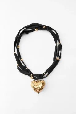 Discount COLLAR TEJIDO CORAZÓN Mujer Accesorios / Bisuteria
