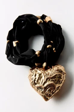 Discount COLLAR TEJIDO CORAZÓN Mujer Accesorios / Bisuteria