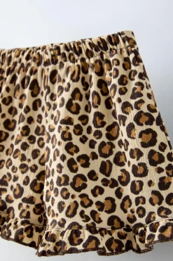 Niños ZARA 6 - 14 Años·Camisetas|6 - 14 Años·Faldas / Bermudas<CONJUNTO BAMBULA ANIMAL PRINT