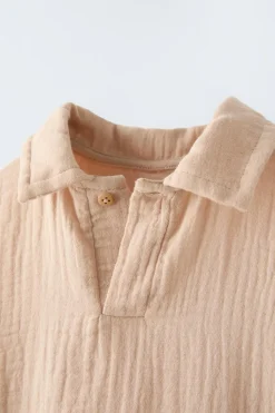 Niños ZARA 1½ - 6 Años·Camisetas|1½ - 6 Años·Camisas / Sobrecamisas<CONJUNTO BAMBULA POLO Y BERMUDA