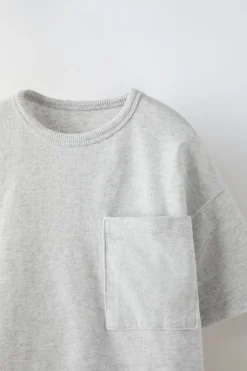 Niños ZARA 1½ - 6 Años·Camisetas|1½ - 6 Años·Faldas / Bermudas<CONJUNTO CAMISETA BOLSILLO Y BERMUDA