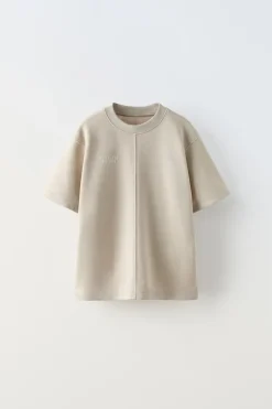 Niños ZARA 6 - 14 Años·Camisetas|6 - 14 Años·Pantalones<CONJUNTO CAMISETA Y BERMUDA INTERLOCK