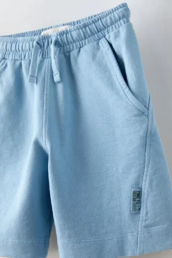 Niños ZARA 6 - 14 Años·Camisetas|6 - 14 Años·Pantalones<CONJUNTO CAMISETA Y BERMUDA GARMENT DYE