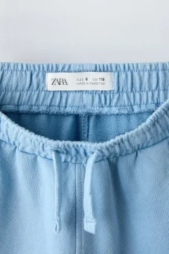 Niños ZARA 6 - 14 Años·Camisetas|6 - 14 Años·Pantalones<CONJUNTO CAMISETA Y BERMUDA GARMENT DYE