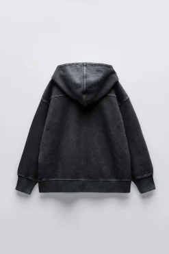 Niños ZARA 6 - 14 Años·Pantalones|6 - 14 Años·Total Look<CONJUNTO EFECTO LAVADO SUDADERA Y PANTALÓN