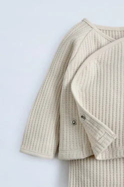 Niños ZARA 0 - 6 Meses·Camisetas|0 - 6 Meses·Leggings / Polainas<CONJUNTO ESTRUCTURA CAMISETA Y POLAINA