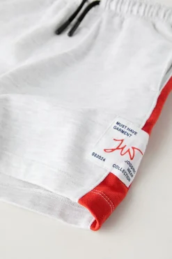 Niños ZARA 6 - 14 Años·Camisetas|6 - 14 Años·Pantalones<CONJUNTO FELPA CAMISETA Y BERMUDA BANDAS