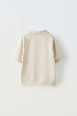 Niños ZARA 6 - 14 Años·Camisetas|6 - 14 Años·Pantalones<CONJUNTO INTERLOCK POLO Y BERMUDA