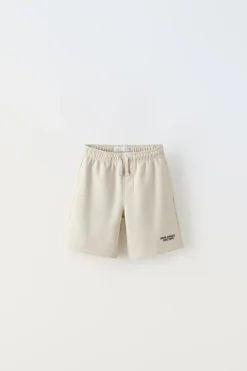 Niños ZARA 6 - 14 Años·Camisetas|6 - 14 Años·Pantalones<CONJUNTO INTERLOCK POLO Y BERMUDA