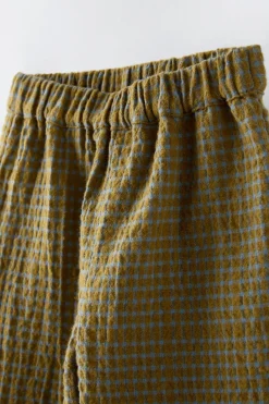 Niños ZARA 6 - 18 Meses·Conjuntos|6 - 18 Meses·Pantalones / Leggings<CONJUNTO KIMONO CUADROS