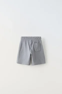 Niños ZARA 6 - 14 Años·Pantalones<CONJUNTO POLO Y BERMUDA TEXTURA