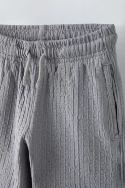 Niños ZARA 6 - 14 Años·Pantalones<CONJUNTO POLO Y BERMUDA TEXTURA