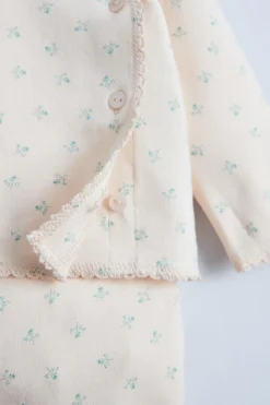 Niños ZARA 0 - 6 Meses·Camisetas|0 - 6 Meses·Leggings / Polainas<CONJUNTO RAMITAS