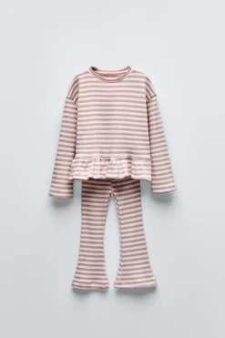Niños ZARA 1½ - 6 Años·Camisetas|1½ - 6 Años·Pantalones<CONJUNTO RAYAS