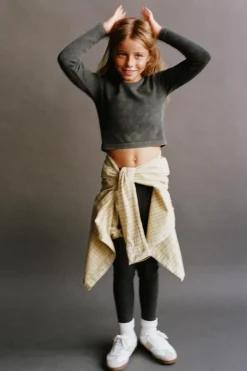 Niños ZARA 6 - 14 Años·Camisetas|6 - 14 Años·Pantalones<CONJUNTO SEAMLESS TOP Y LEGGING