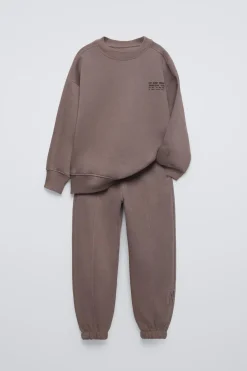 Niños ZARA 6 - 14 Años·Sudaderas|6 - 14 Años·Pantalones<CONJUNTO SUDADERA Y JOGGER