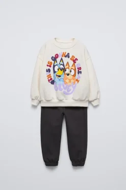 Niños ZARA 1½ - 6 Años·Sudaderas|1½ - 6 Años·Pantalones<CONJUNTO SUDADERA Y JOGGER BLUEY © LUDO STUDIO