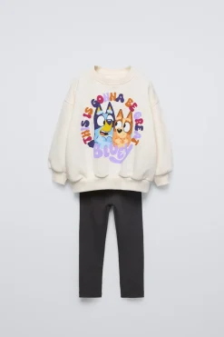 Niños ZARA 1½ - 6 Años·Sudaderas|1½ - 6 Años·Pantalones<CONJUNTO SUDADERA Y LEGGING BLUEY © LUDO STUDIO