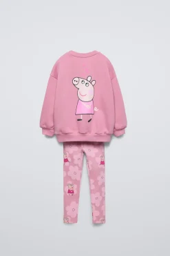 Niños ZARA 1½ - 6 Años·Sudaderas|1½ - 6 Años·Pantalones<CONJUNTO SUDADERA Y LEGGING PEPPA PIG ™