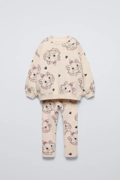 Niños ZARA 1½ - 6 Años·Sudaderas|1½ - 6 Años·Pantalones<CONJUNTO SUDADERA Y LEGGING MARIE © DISNEY