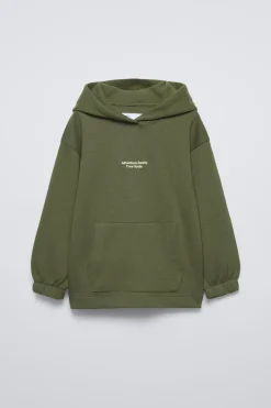 Niños ZARA 6 - 14 Años·Sudaderas|6 - 14 Años·Pantalones<CONJUNTO SUDADERA Y PANTALÓN JOGGER TEXTO BORDADO