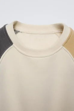 Niños ZARA 1½ - 6 Años·Sudaderas|1½ - 6 Años·Pantalones<CONJUNTO SUDADERA Y PANTALÓN MANGAS CONTRASTE