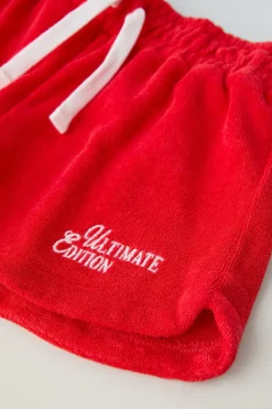 Niños ZARA 6 - 14 Años·Camisetas|6 - 14 Años·Faldas / Bermudas<CONJUNTO TOALLA CAMISETA Y BERMUDA