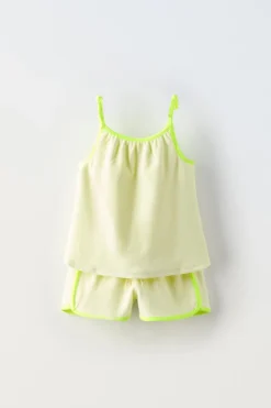 Niños ZARA 1½ - 6 Años·Camisetas|1½ - 6 Años·Faldas / Bermudas<CONJUNTO TOALLA TOP Y BERMUDA