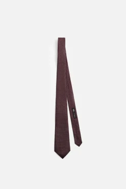 Best CORBATA 100% SEDA JACQUARD GEOMÉTRICO Hombre Accesorios