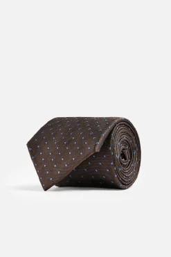 Online CORBATA 100% SEDA JACQUARD LUNARES Hombre Accesorios
