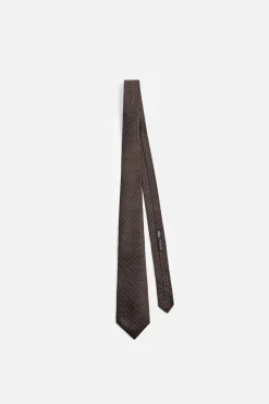Online CORBATA 100% SEDA JACQUARD LUNARES Hombre Accesorios