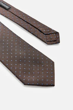 Online CORBATA 100% SEDA JACQUARD LUNARES Hombre Accesorios