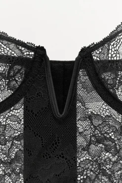 New CORSÉ ENCAJE AROS Mujer Lenceria