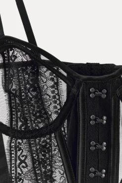 Clearance CORSÉ ENCAJE TIRANTES Mujer Tops / Bodies|Lenceria