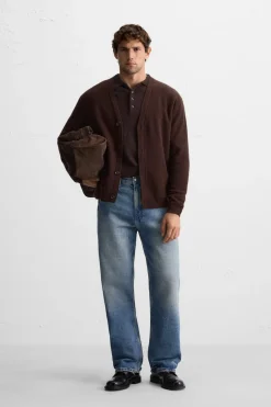 Fashion CÁRDIGAN 100% LANA Hombre Jerséis / Chaquetas