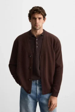 Fashion CÁRDIGAN 100% LANA Hombre Jerséis / Chaquetas