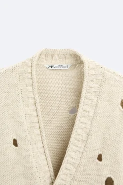 New CÁRDIGAN AGUJEROS LIMITED EDITION Hombre Jerséis / Chaquetas