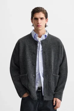 Outlet CÁRDIGAN BOLSILLOS Hombre Jerséis / Chaquetas