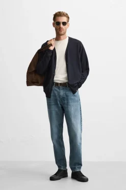 Clearance CÁRDIGAN CON SEDA Hombre Jerséis / Chaquetas