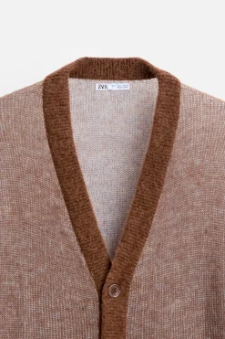 Fashion CÁRDIGAN CONTRASTE Hombre Jerséis / Chaquetas