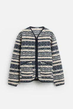 Sale CÁRDIGAN CREMALLERA JACQUARD Hombre Jerséis / Chaquetas