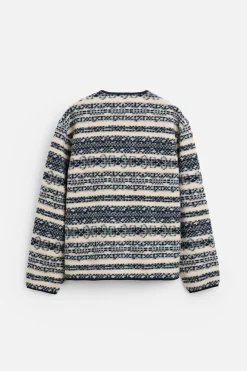 Sale CÁRDIGAN CREMALLERA JACQUARD Hombre Jerséis / Chaquetas