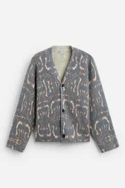 Fashion CÁRDIGAN ESTAMPADO ABSTRACTO Hombre Jerséis / Chaquetas