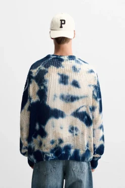 New CÁRDIGAN ESTAMPADO TIE DYE Hombre Jerséis / Chaquetas